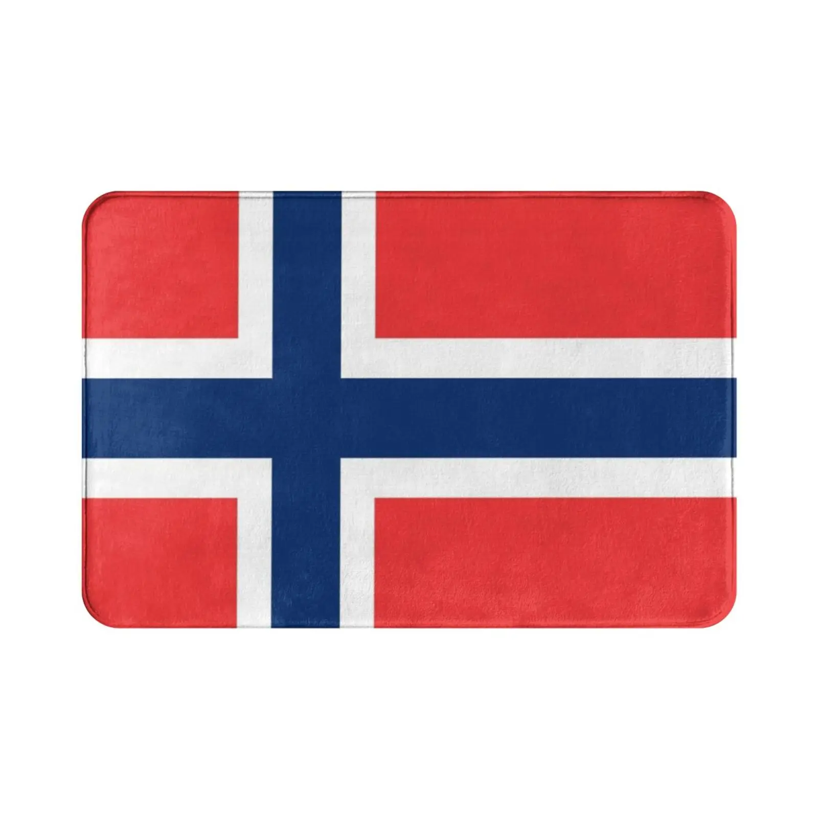 Norway Carpet Mat Rug Cushion Soft Non-Slip Aline Top Shower Flag Flags World Country Countries Europe Asia Africa North