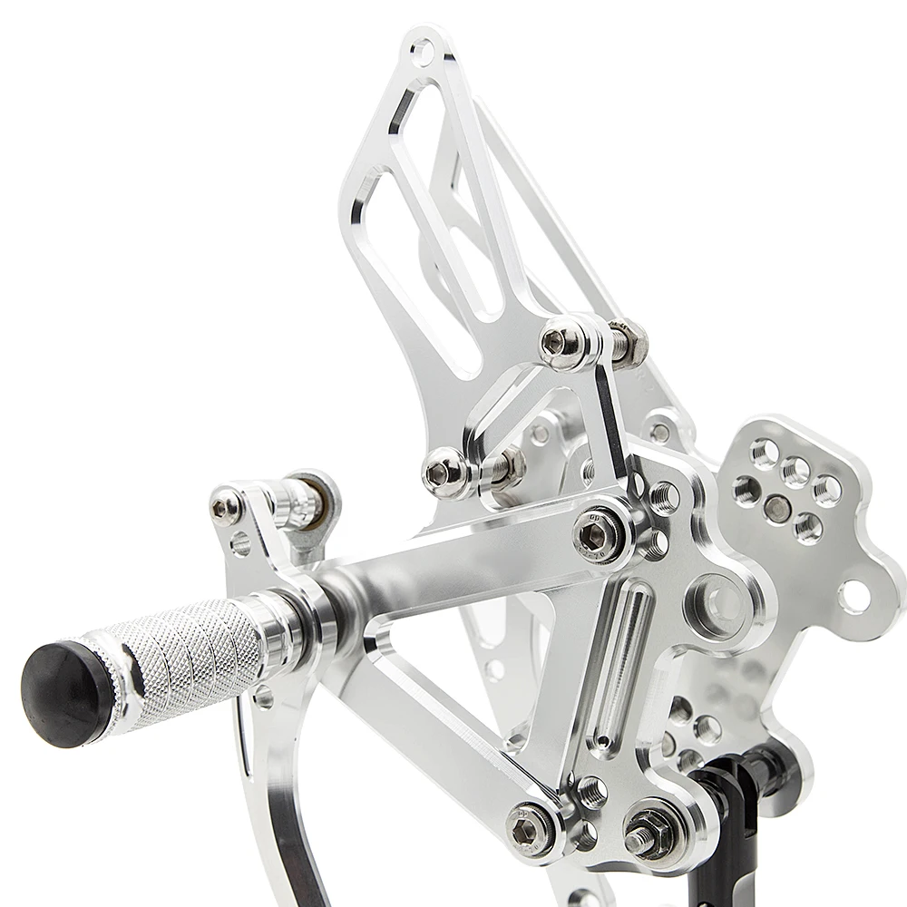 Motorcycle Adjustable Rearset Footrests Footpegs Foot Rests Pegs Rear Pedals For Kawasaki ZX7R 1996-2003 2002 2001 2000 1999