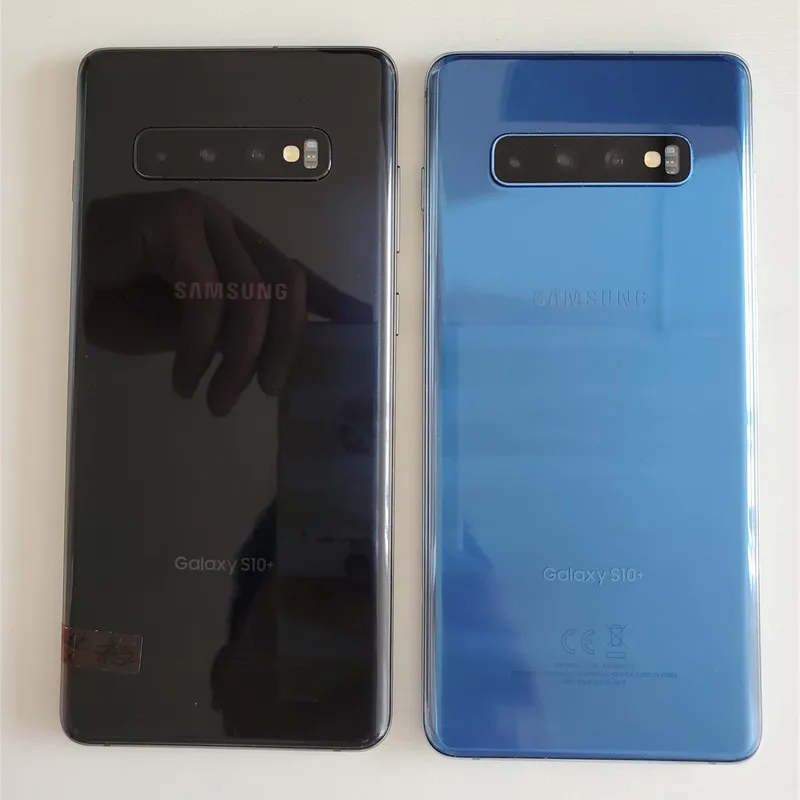 هاتف Samsung Galaxy S10+ G975U1 S10 Plus بشاشة 6.4 بوصة OLED RAM 8GB ROM 128GB/512GB/1TB Snapdragon NFC هاتف محمول أصلي غير مقفول 4G LTE