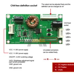 CA-255S 10-48 pollici LED LCD TV retroilluminazione scheda corrente costante Boost Driver scheda Inverter 22-60 pollici 55-255V corrente Booster Boa