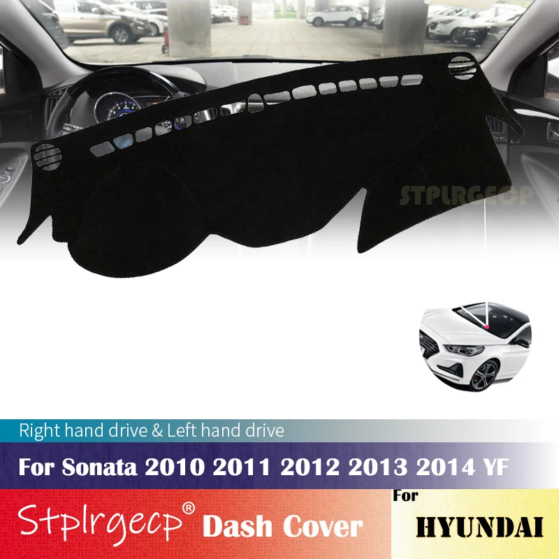 

for Hyundai Sonata 2010 2011 2012 2013 2014 YF Anti-Slip Mat Dashboard Cover Pad Sunshade Dashmat Car Accessories Styling Covers