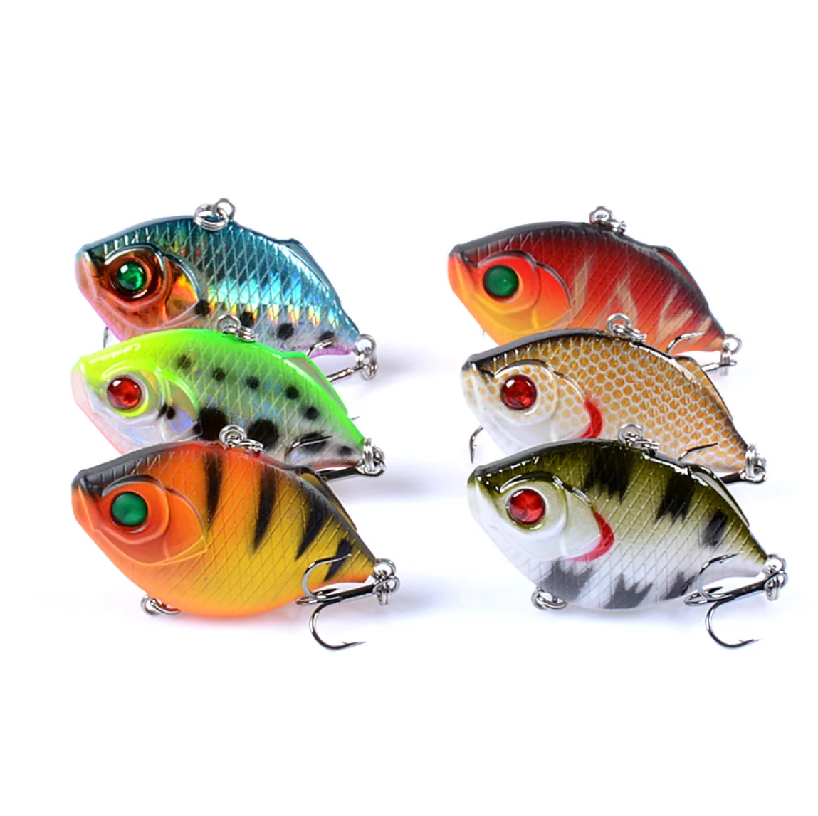 

1PC 44mm 8g Fishing Lure Wobblers Crank Rattling Jerkbait Vibe Vibration Bionic Fake Luya Bait Lure Set for Bass Crankbait Goods