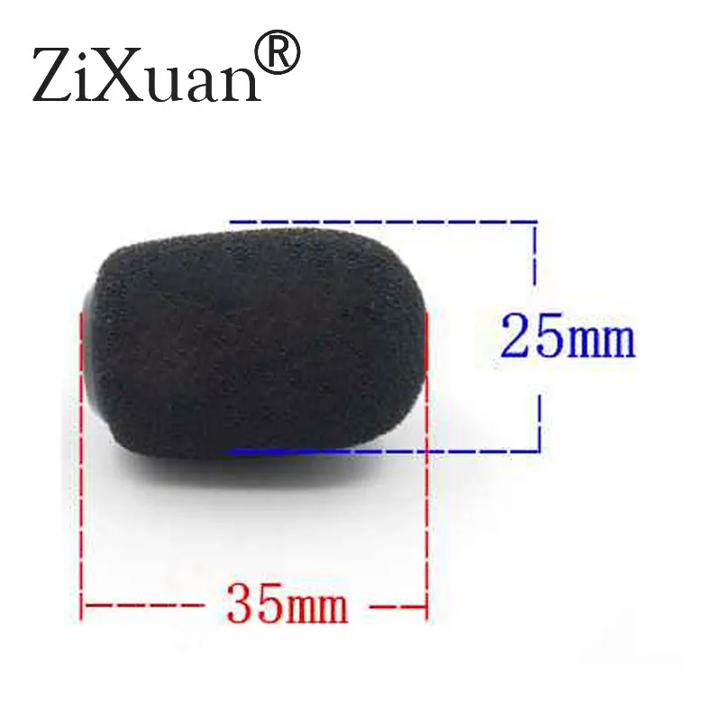 5pcs ฟองน้ําสีดํา Snap-Fit รูปแบบกระจกสําหรับ Shure MX418D/C MX412D/C WB98H/C BETA98H/C เครื่องมือ Gooseneck ไมโครโฟน