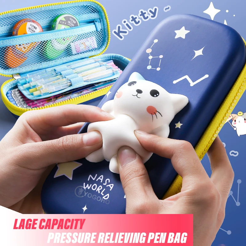 3D EVA bleistift fall nette Briefpapier box Cartoon bleistift-box für kinder pen fall big pen tasche geschenk Schule liefert lagerung