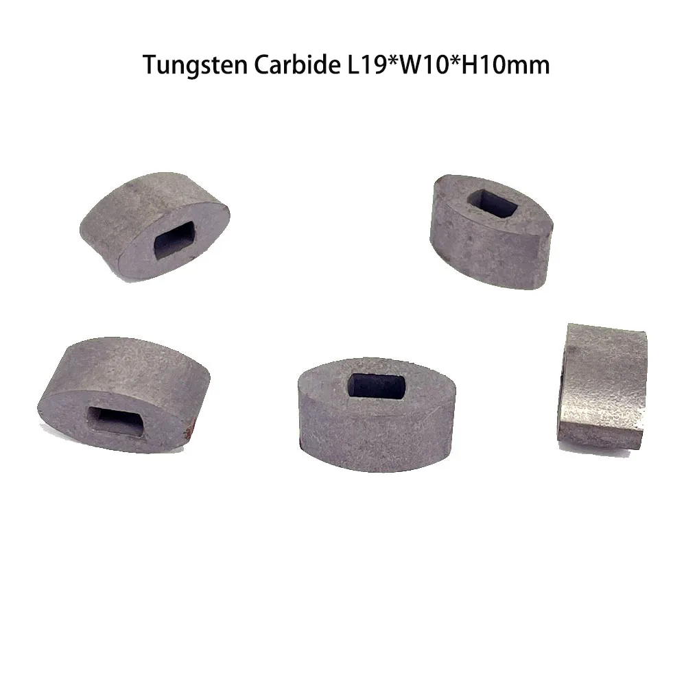 EDM Wire Cut YG8 Tungsten Carbide Conductive Block L19*W10*Height10mm Power Feed Contact for EDM Wire Cutting Machine