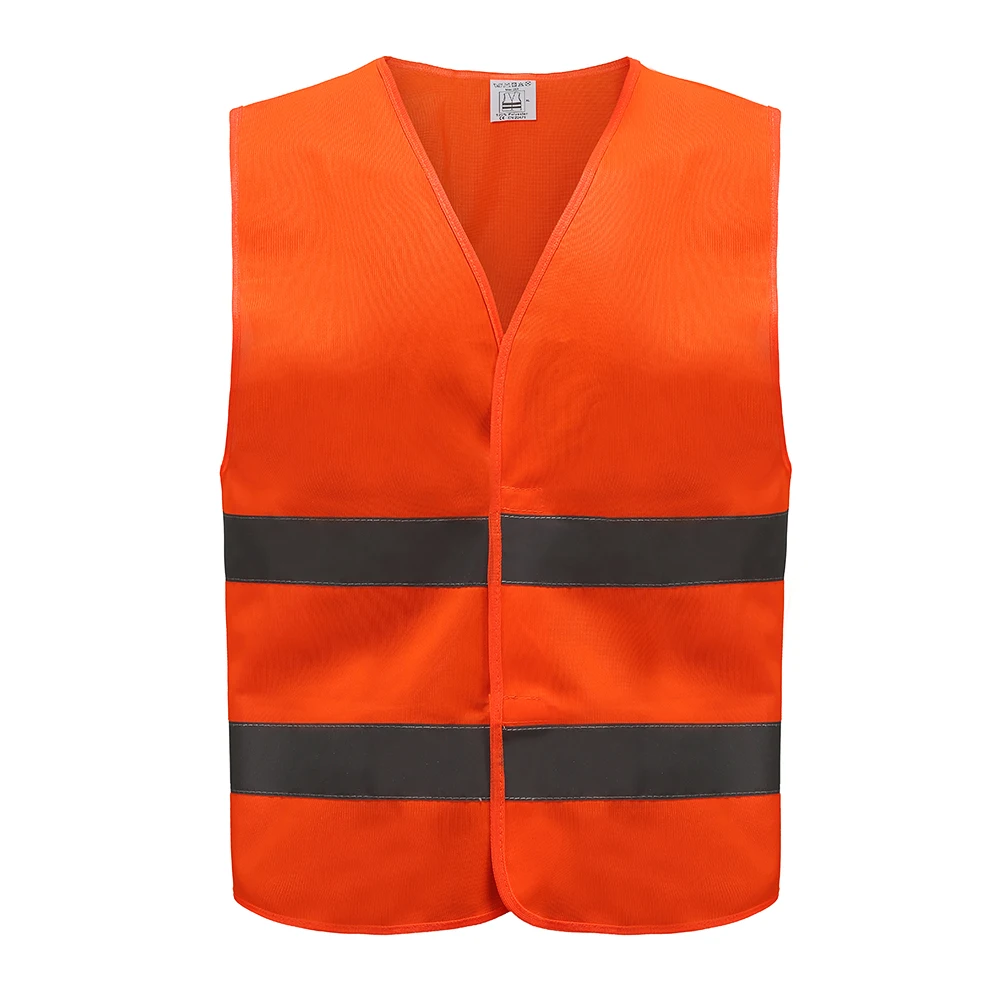 AYKRM 10PCS Reflective Safety Vest High Visibility Car Fluorescent Workwear  Hi Vis  Motorcycle Construction Customized Logo