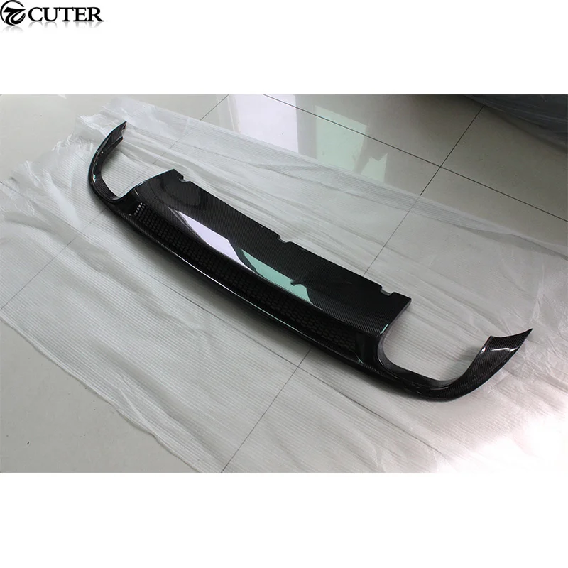 A6 C6 S6 Carbon Fiber Rear Bumper Diffuser Rear Lip for Audi A6 C6 S6 Car Body Kit 09-11