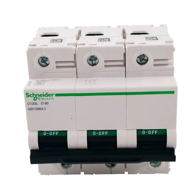 

Schneider electric High power Circuit Breaker C120L 3p D type A 63A 80A 100A 125A 15kA A9N19838/46/54/62