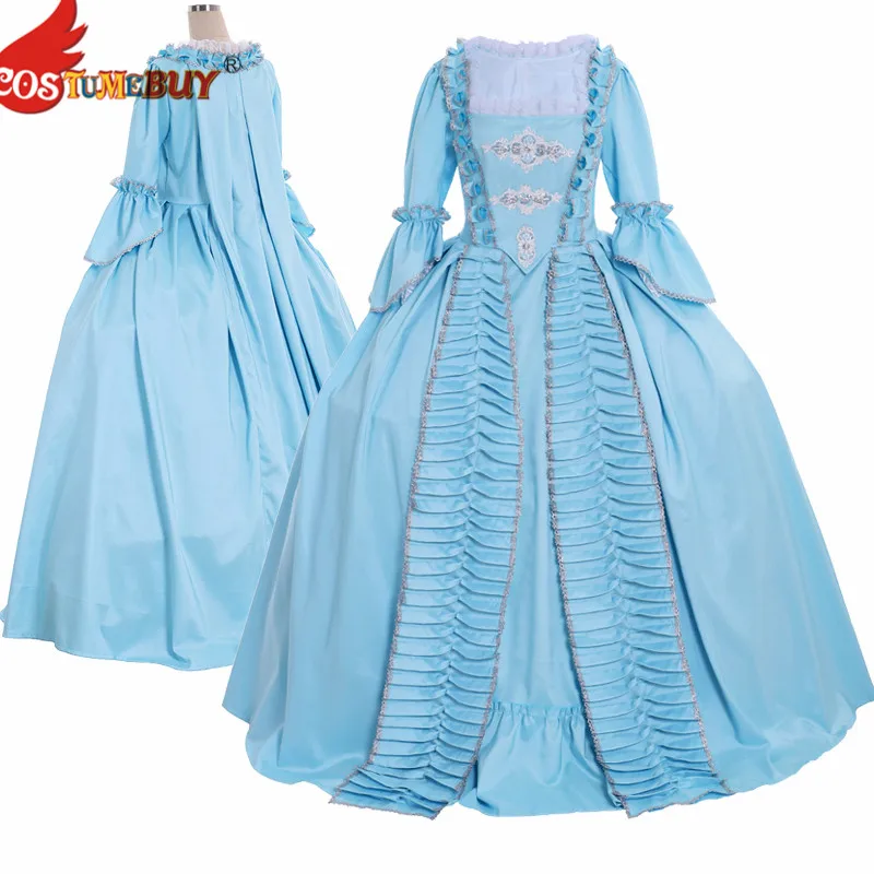 

Costumebuy Tudor Marie Antoinette Rococo Gown 18th Century Antoinette Baroque Victorian Women Ball Gown Belle Dress Custom Made