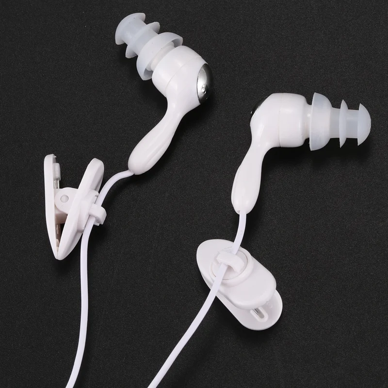 RISE-Water proof In-ear Headphone Earphone for MP3 MP4 Underwater White