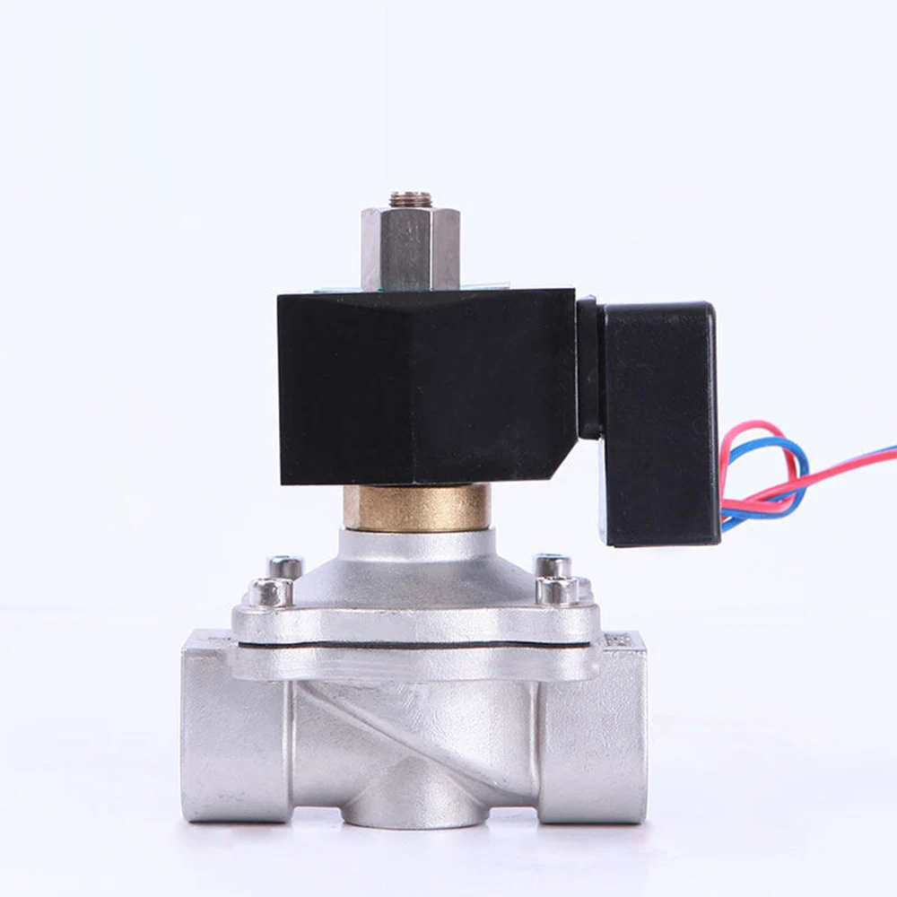 

DN25 Normally Open Energy saving Solenoid Valve Water Stainless Steel 1" Electric Valve IP65 Fully Coil 12V 24V 220V