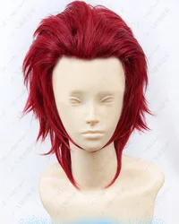 Action Figure Keychain Double Sided Hisoka Movie TV wig cosplay + wig cap