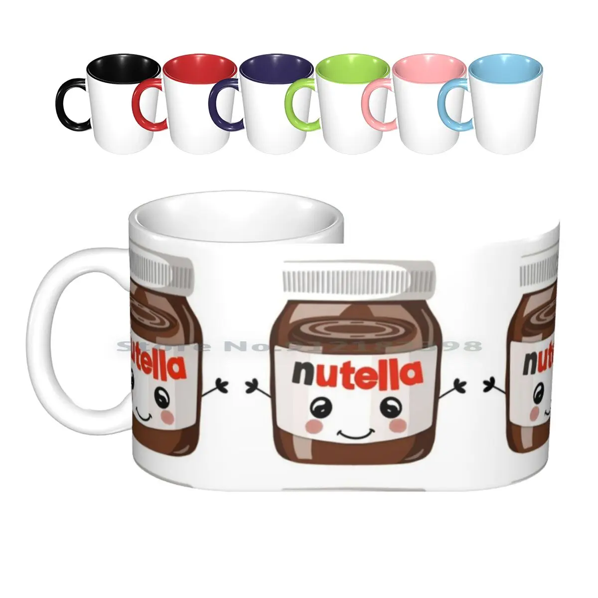 Verre Nutella Le Mug Céramique Mignon qui Réinvente Votre Routine du Matin
