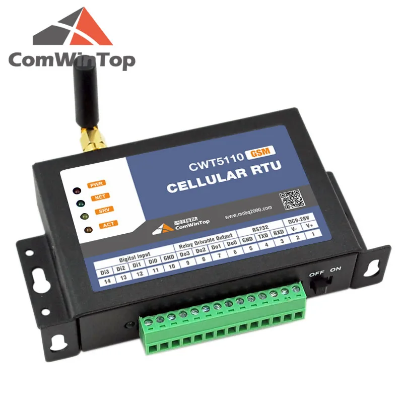 CWT5110 4DI 4DO Gsm Gprs 4g Wi-Fi Io Module Rtu Dtu Modem, Support Pulse Counter