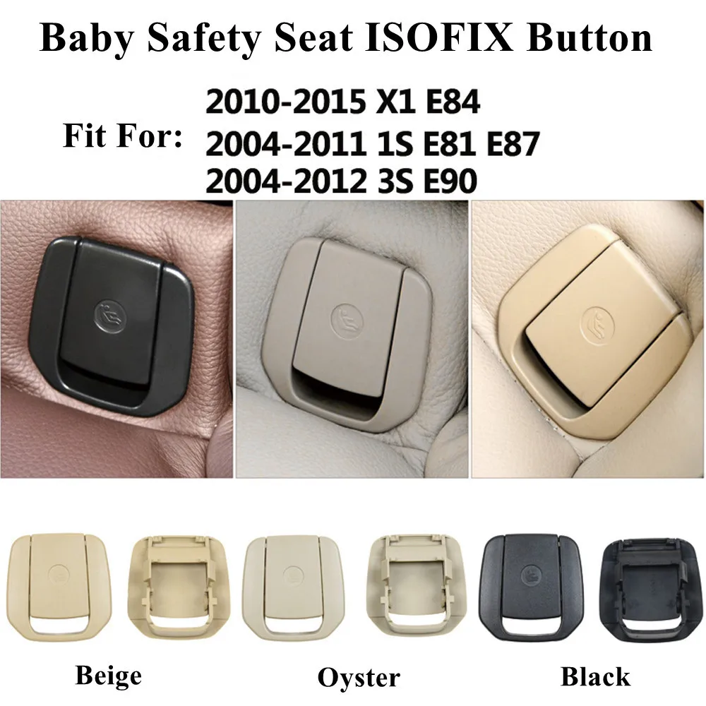 Car Rear Seat Hook ISOFIX Cover Child Restraint For BMW 1 3 Series X1 E81 E87 E90 E84 2004-2012Car Rear Seat Auto Fastener Clips view 2