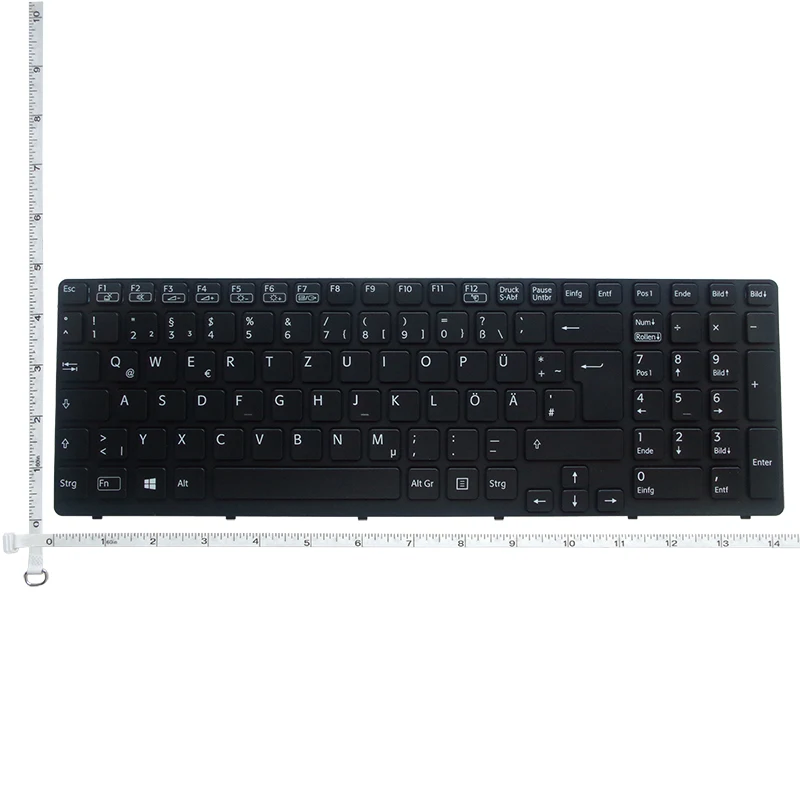 Imagem -03 - Gzeele-teclado para Smartphone Novo Iluminado Preto para Sony Vaio
