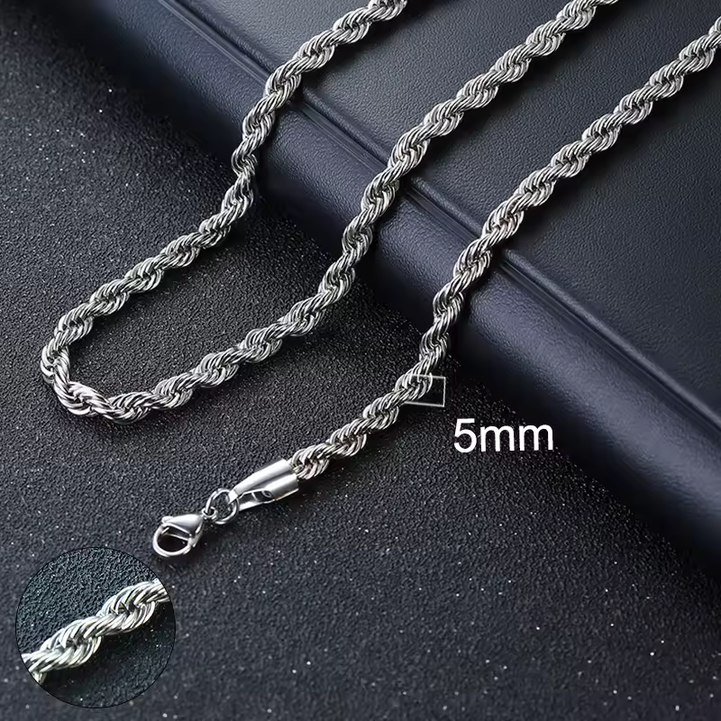 Vnox Cuban Chain Necklace for Men Women,Basic Punk Stainless Steel Curb Link Chain Chokers,Vintage Gold Color Solid Metal Collar - Image 22