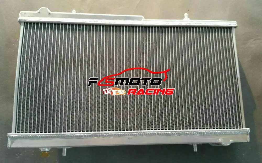 52MM Aluminum Radiator + FANS For Nissan Sunny Pulsar N14 N15 GTIR SR20DET 2.0L & Sentra 200SX SE NX 1.6L GA16DE 1990-2000 AT/MT