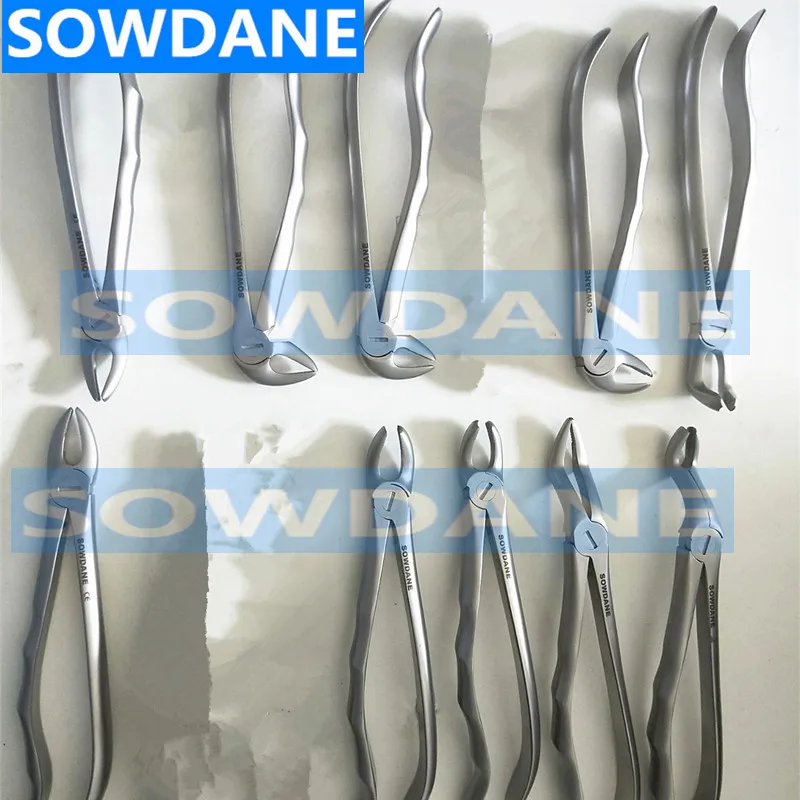 

10 шт., высококачественные стоматологические плоскогубцы для удаления зубов для взрослых, плоскогубцы для удаления зубов, стоматологический хирургический инструмент, инструмент