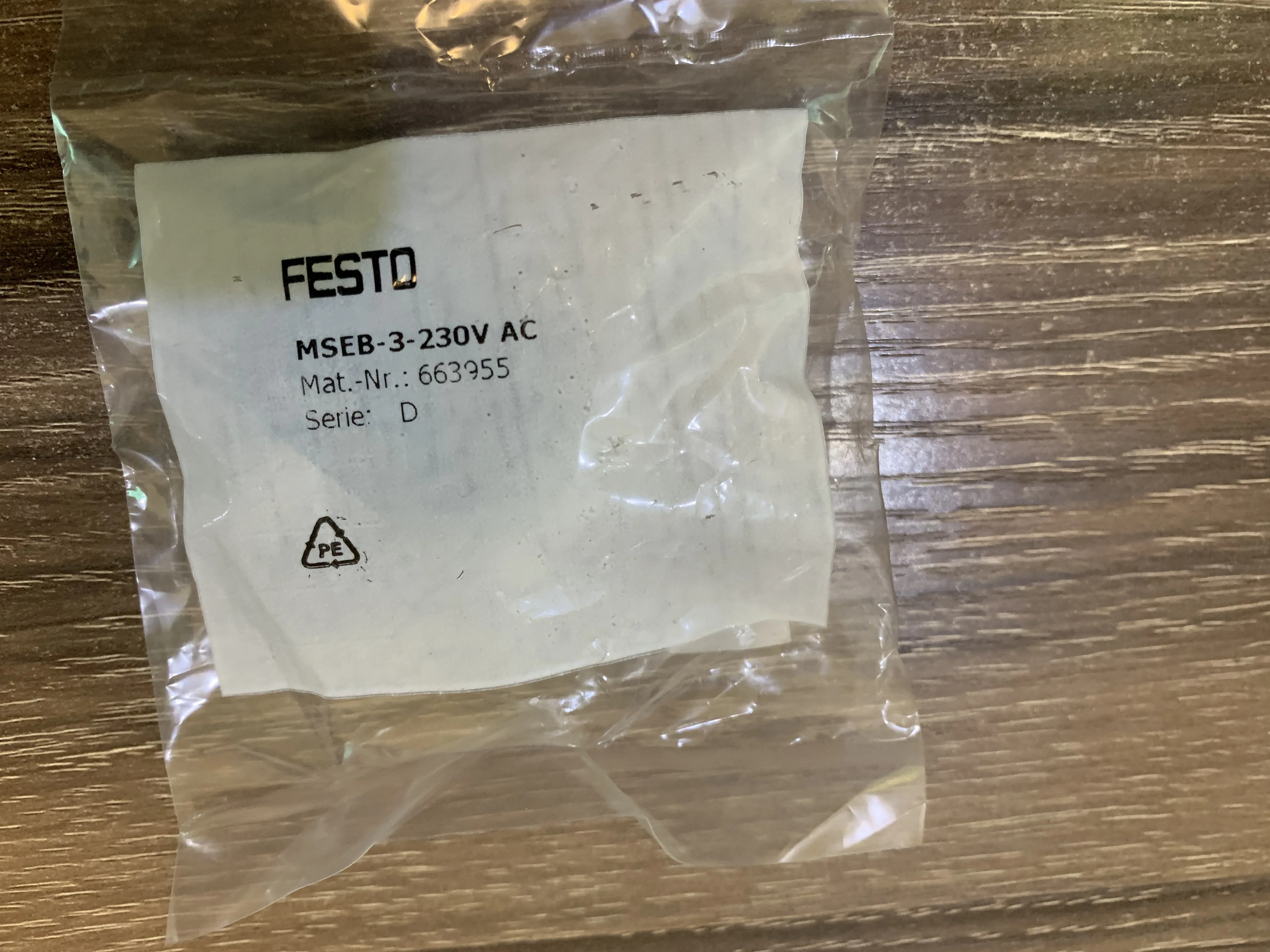 mseb-3-230v AC  663955  Germany FESTO solenoid valve coil  mseb-3-230  663 955