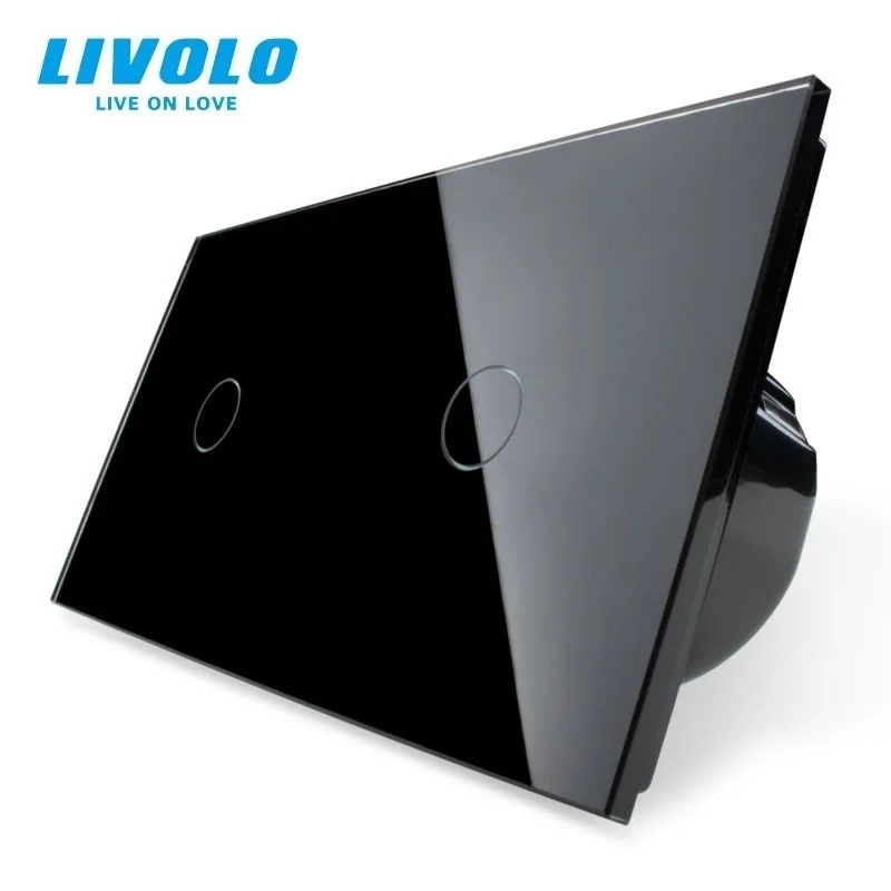 Livolo Products, Ivory White,Touch Screen Control, Wall Switch, Tempered Glass Panel, Light Wall Home Switch,AC 110-250V/50-60Hz