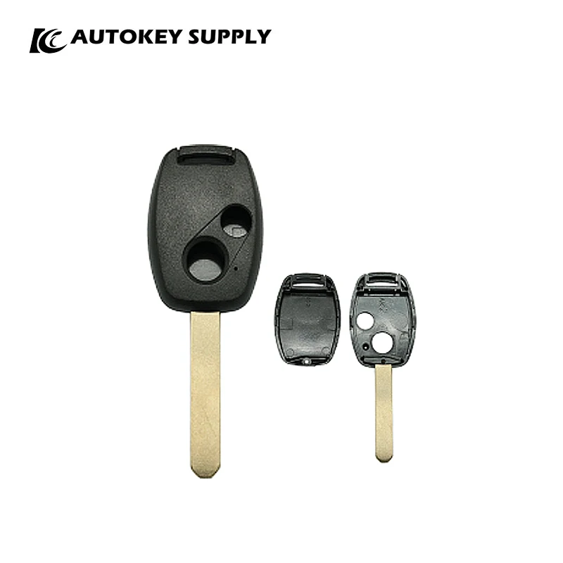 For Honda 2 Buttons Remote Key Shell Without Sticker  Without Chip Position  Autokeysupply AKHDS259