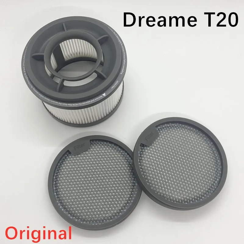 Originale Dreame T10 T20 T30 T20pro kit di pezzi di ricambio per aspirapolvere portatile spazzola a rullo con filtro HEPA Soft Fluff Main