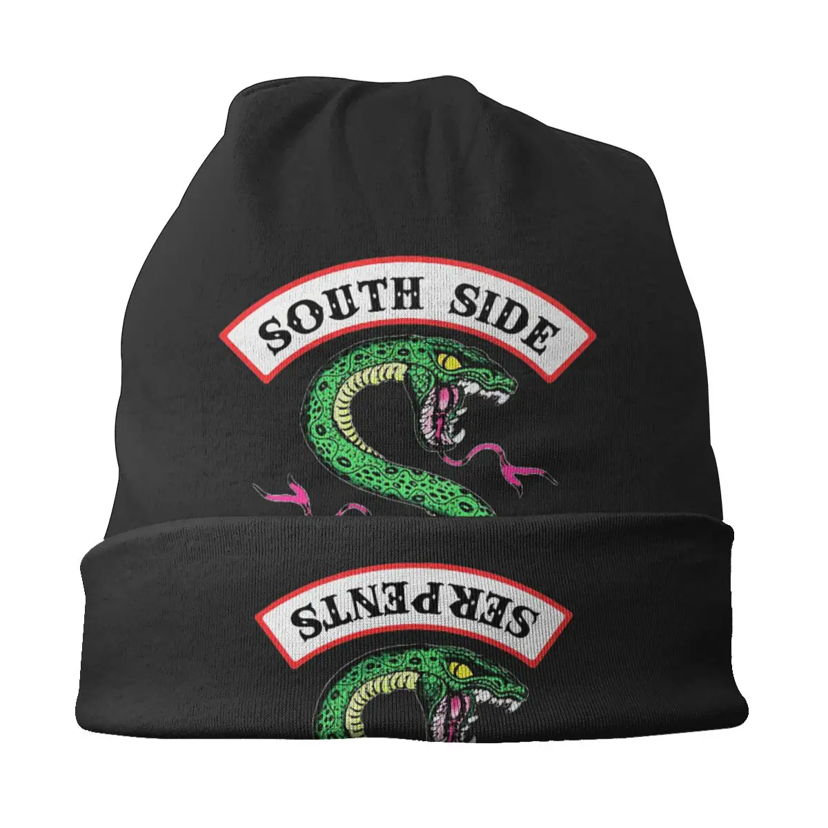 South Side Serpents Bonnet Hats Knitted Hat Hip Hop Outdoor Skullies Beanies Hats Figure Riverdale Adult Warm Head Wrap Cap