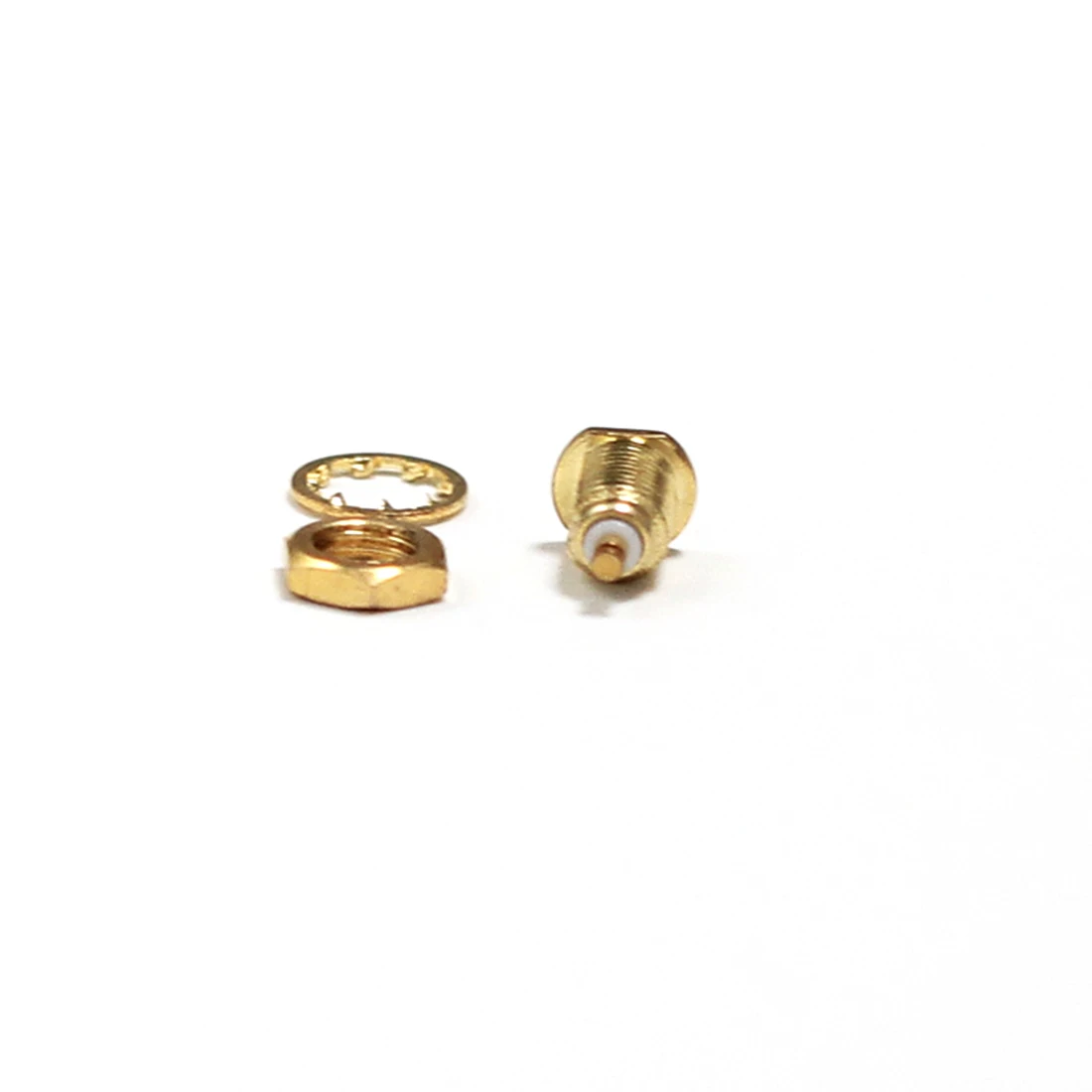 

1pc MCX Female Jack with nut RF Coax Connector solder post Straight Goldplated NEW wholesale