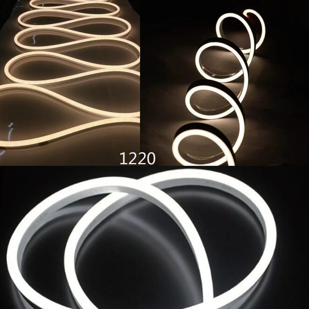 Imagem -04 - Impermeável Led Neon Corda Tubo Silicone Gel Flexível Light Strip Soft Lamp Tube Ip67 Decoração Ws2812b Ws2811 Sk6812 5050