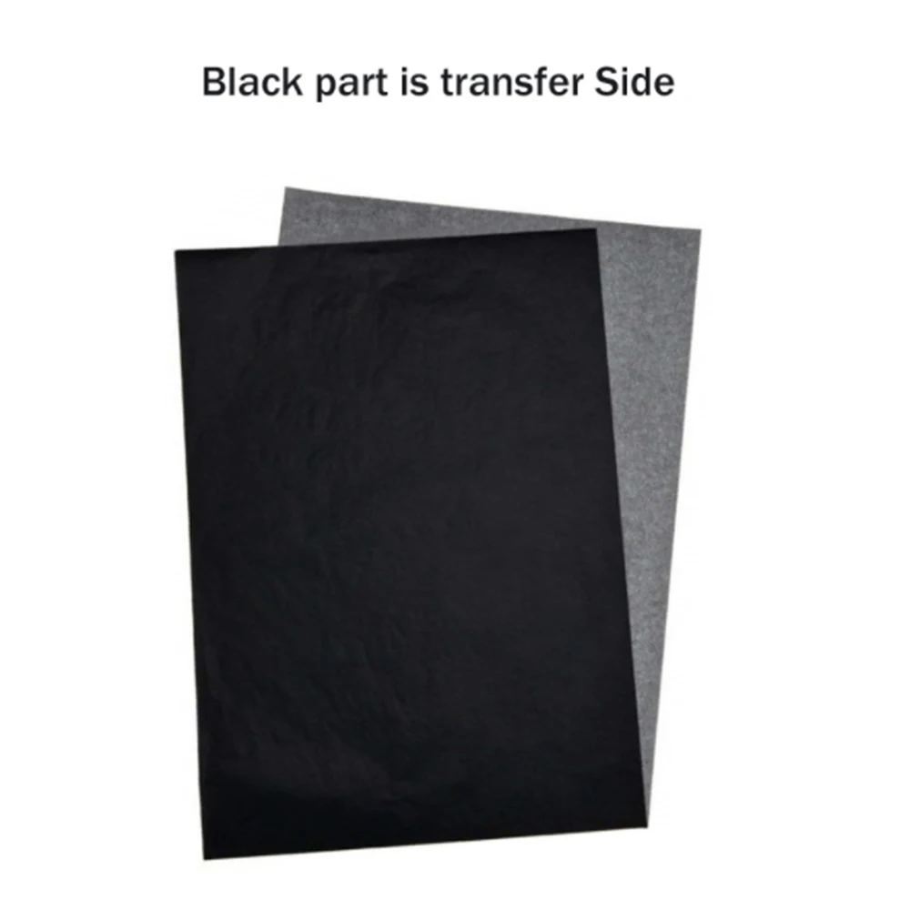 50pcs black Carbon Paper  Double Sided Carbon Paper  Thin Type Stationery Paper  Copy Paper Office School Stationery