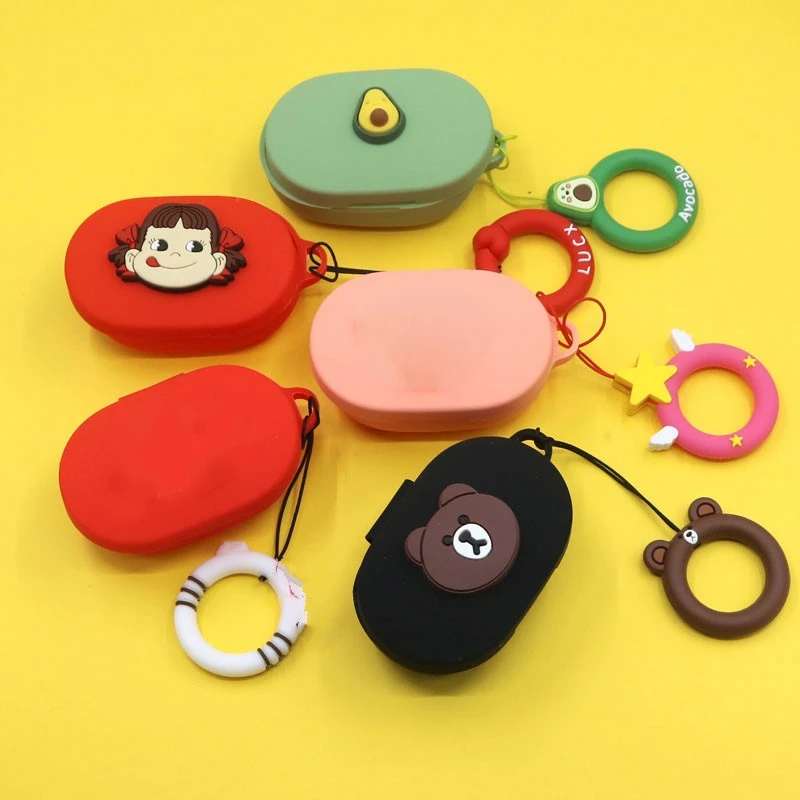 Avocado del Trasduttore Auricolare Della Copertura Per Redmi Caso Sveglio di Airdots Telaio di Protezione Per Xiaomi Casi Per Mi Airdots Aria Dots