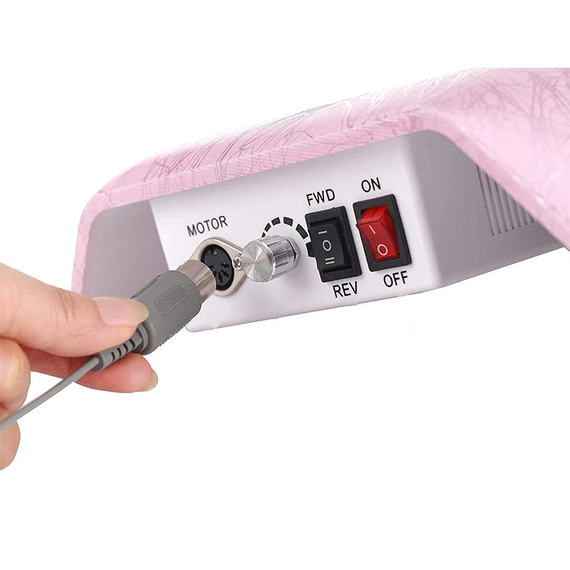 Nail Dust Collector Machine Nail Manicure Filing Acrylic UV Gel Tip Electric Nail Drill Dust Collector