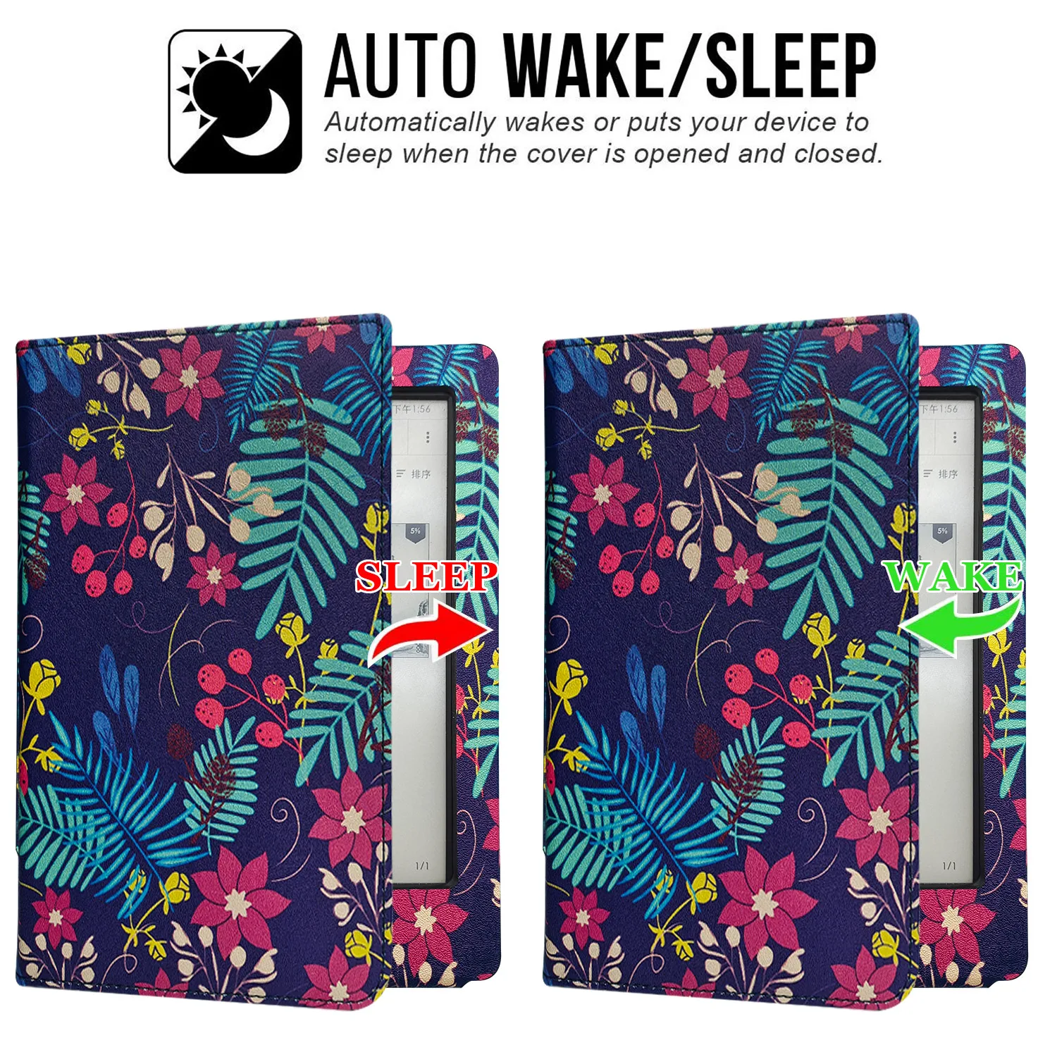 Kindle 8 Case for Kindle (8th Generation, 2016) with Smarter Sleep&Wake/Magnatic Closure/Stand/Hand Strap for Model No SY69JL