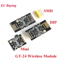 GT-24 2.4G SMD NRF24L01 1100 meter long-distance NRF24L01+PA+LNA SMD wireless modules 1100meters 2.4G Antenna Adapter Cable