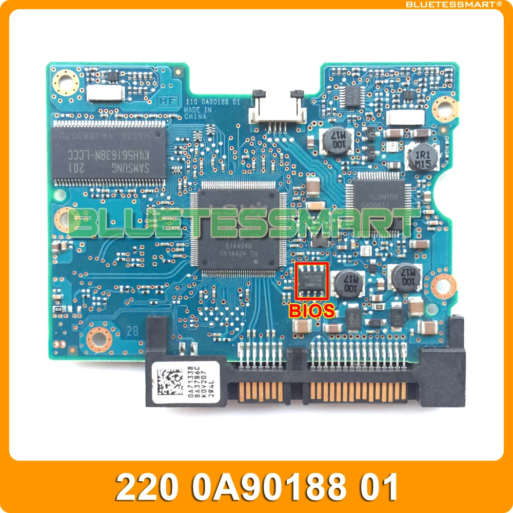 

HDD PCB printed circuit board 220 0A90188 01 MDK 339V-0 N 94V-0 for HT 3.5 SATA hard drive 110 0A90188 01 HUA722010CLA330