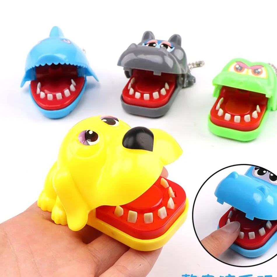 Crocodile Mouth Dentist Bite Finger Toy Dog Animal Series Pulling Teeth Bar Games Gags Toys Kids Toys Prank Novelty For Children