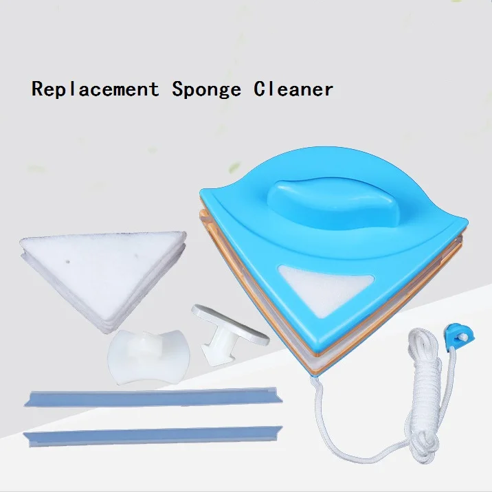 Replacement Sponge Cleaner for Washing Window Glass Magnetic Window Cleaning Brush Replacement Sponge Wiper strip Accessories