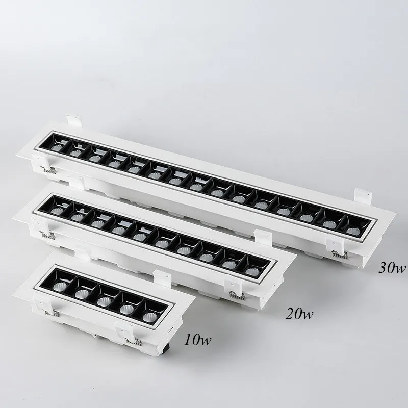 

Nordic Design Dimmable LED Downlights Square Recessed 10W 20W LED Ceiling Light AC220V Strip Indoor Lighting Spotlights