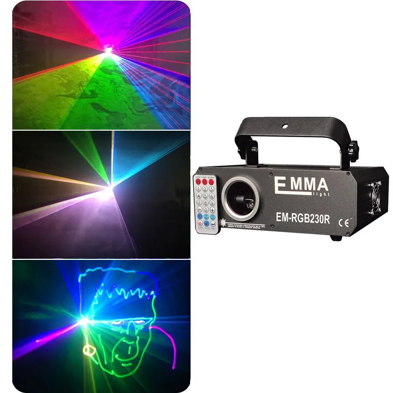 

1W RGB Laser Lines Beam Scans Remote DMX DJ Dance Bar Coffee Xmas Home Party Disco Effect Lighting Light System