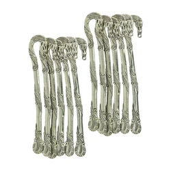 12pcs retro tibetan silver classic  alloy metal 5 inch long blank beading horse head bookmark Jewelry DIY Making