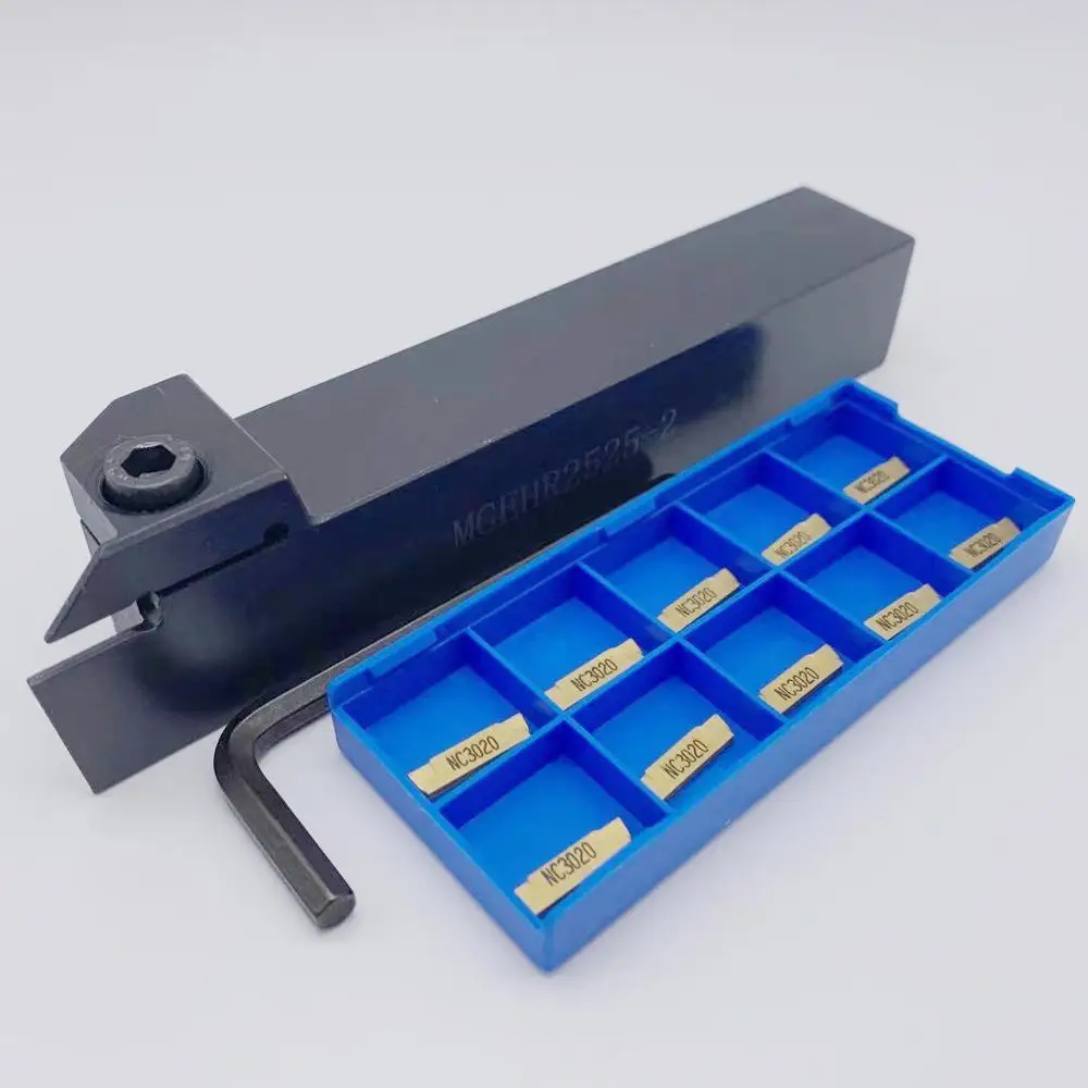 Imagem -04 - Cortador de Torno Cnc com Inserção Grooving Mgehr25251.5 Mgehr25252 Mgehr25253 Mgehr Mais Mgmn150 Mgmn200 Mgmn300