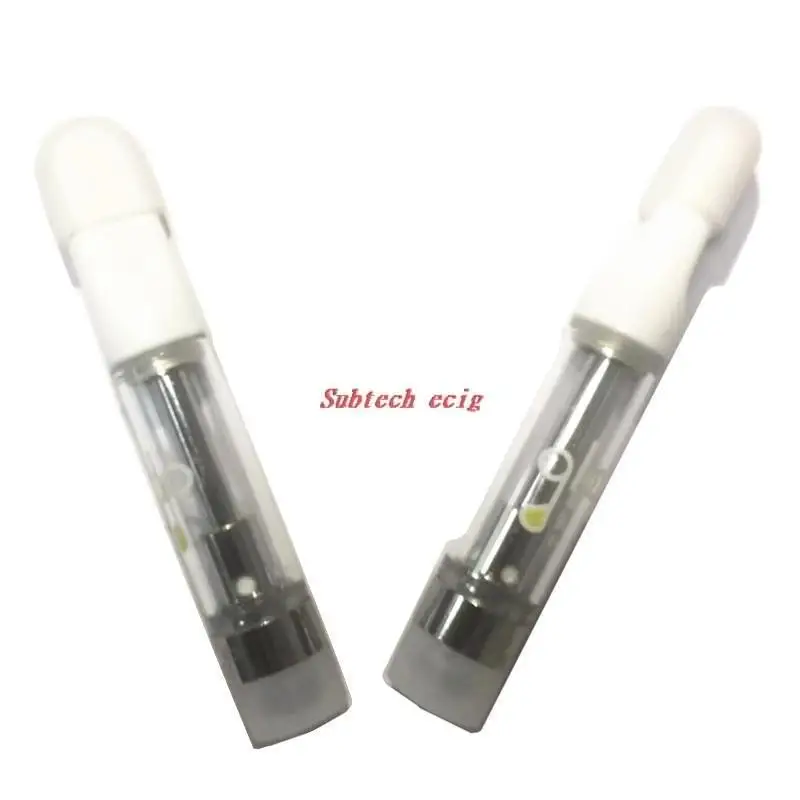 10 stücke Glo Vape Patronen Wagen 0,8 ml 1ml Keramik Spule Leere Verdampfer Dickes Öl Glas Patrone 510 Gewinde zerstäuber Vapes Stift