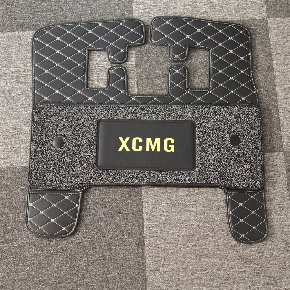 For XCMG 75D/135D/150D/200/215DFloor Rubber Anti-skid Excavator Cab Floor Mat Carpet Protect Clean Decorations Free Shipp