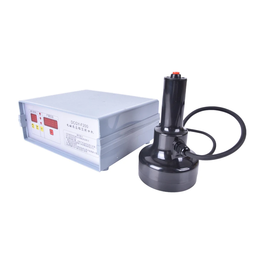 Attrezzatura per l'imballaggio del miele della tappatrice del di alluminio della macchina di sigillamento di induzione del nuovo DCGY-F200 (20mm-90mm)