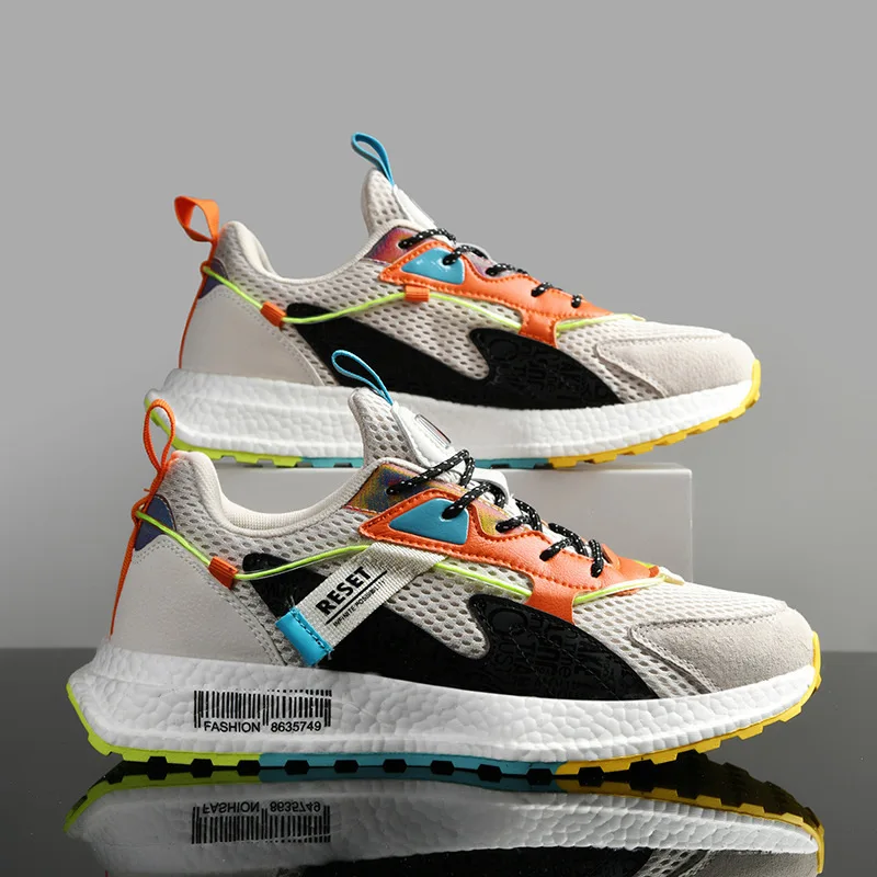 New Men Shoes Casual Sneakers Male Running Shoes Fitness Tenis Race Mesh Shoe Athletic Sports Walking Shoe Zapatillas De Deporte
