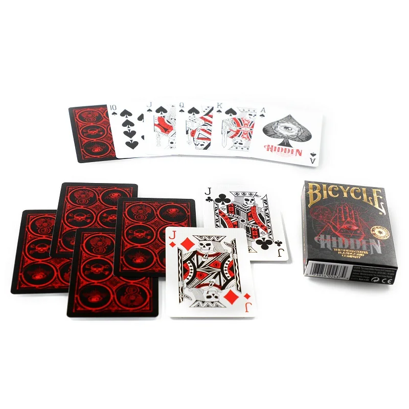 Bicycle Hidden Playing Cards Deck Secret Society Symbols Poker Size USPCC Magic Card Games Magic Tricks Props for Magician