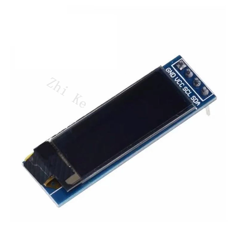 0. módulo oled de 91 polegadas 0.91 "branco/azul oled display módulo 0.91" iic 12832 compatível com 3.3v-5v se comunicar para ardunio