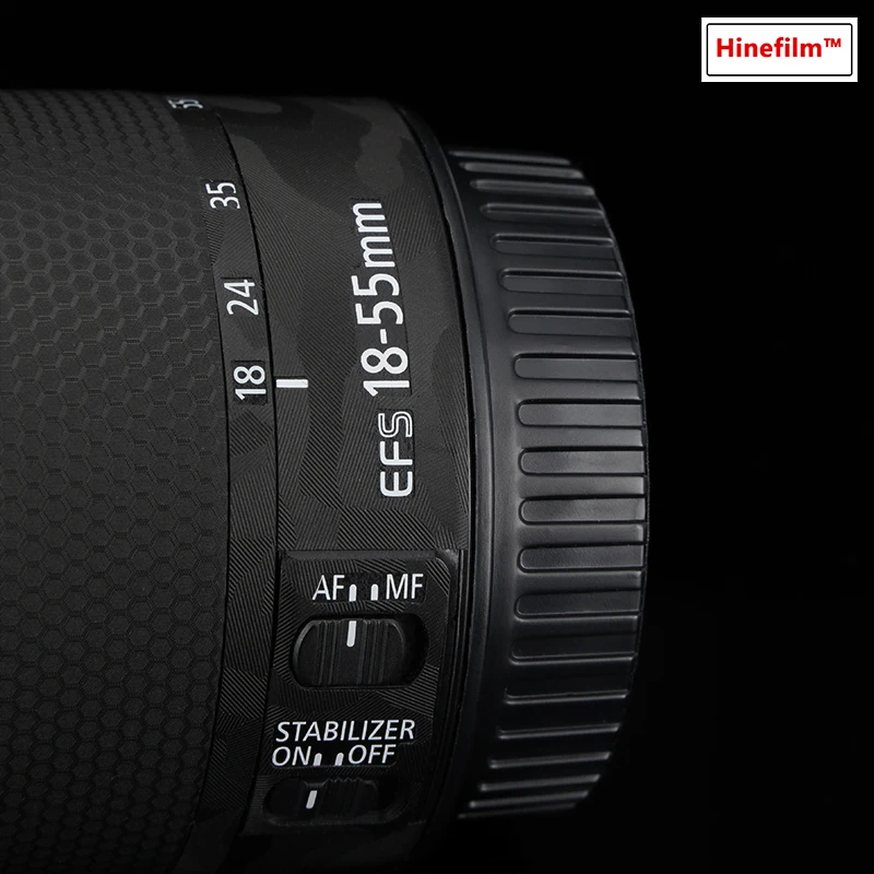 1855 / 18-55STM Защитная пленка для объектива Canon EF-S 18-55 F4-5.6 IS STM