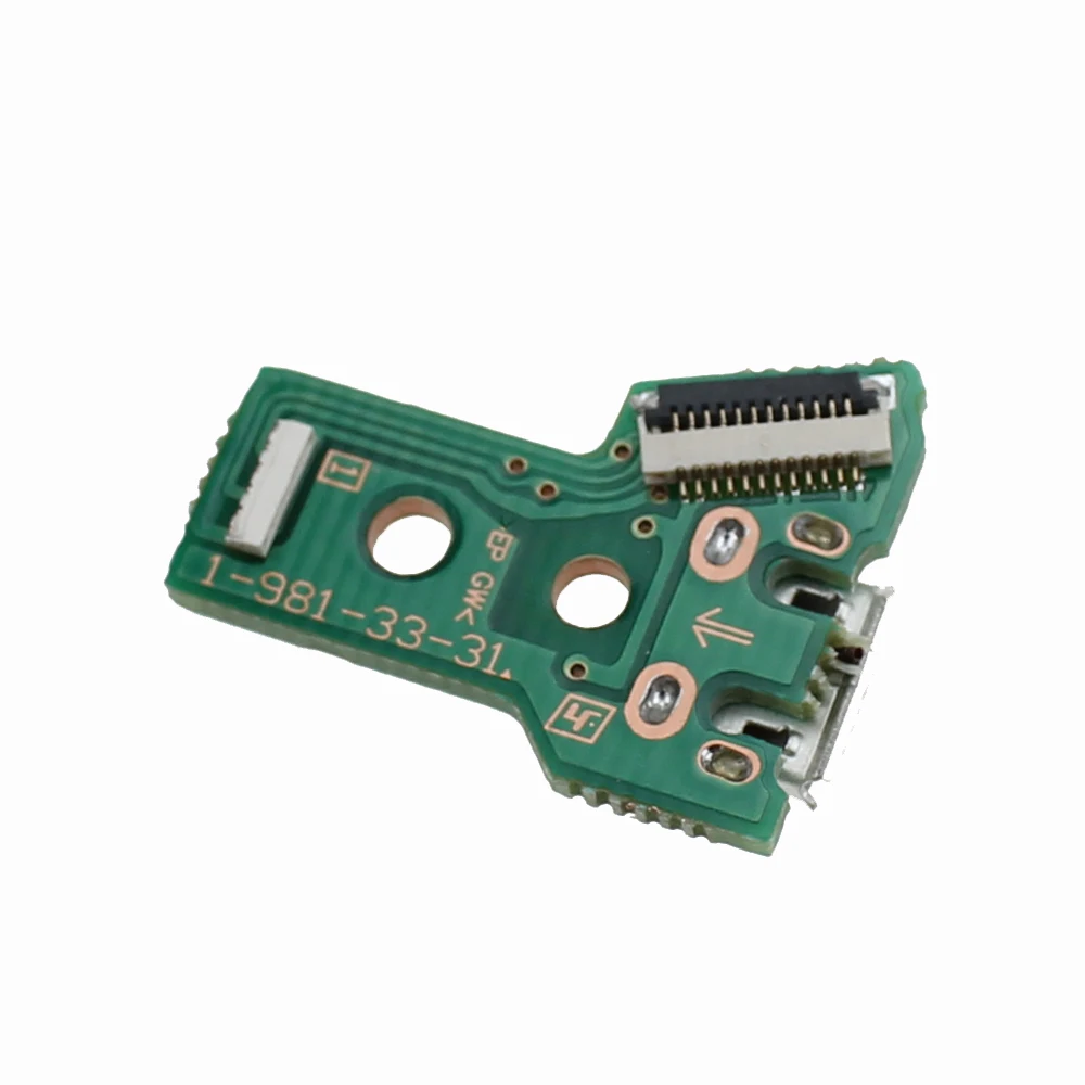 ل PS4 تحكم مايكرو USB شحن المقبس لوحة دوائر كهربائية JDS-040 JDM 040 JDS 040 040 12 دبوس كابل ميناء #4